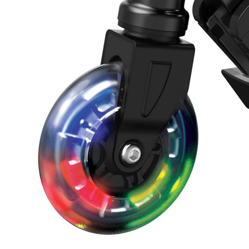 Razor A+ 2 Wheel Scooter with LED Lights - Black: Aluminum Frame, Urethane Wheels