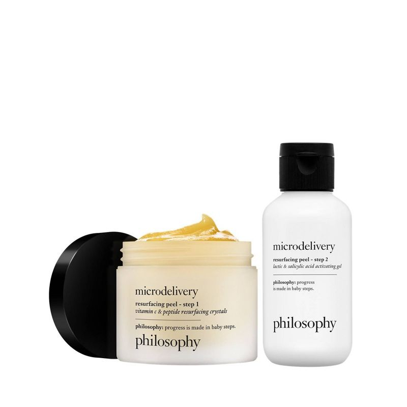 philosophy Microdelivery 2-Step Resurfacing Peel Kit - 4 fl oz/2ct - Ulta Beauty