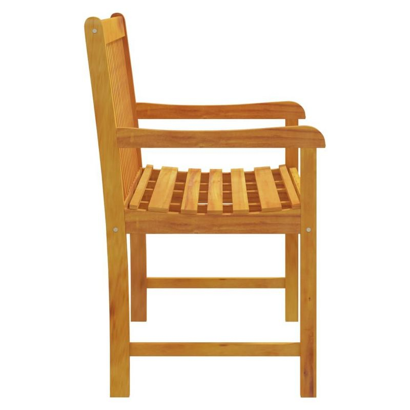 vidaXL Garden Bench Natural Wood Solid Acacia Wood Small Garden Bench