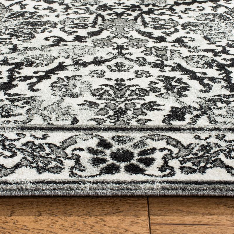 Evoke EVK242 Power Loomed Indoor Area Rug - Ivory/Grey - 8'x10' - Safavieh