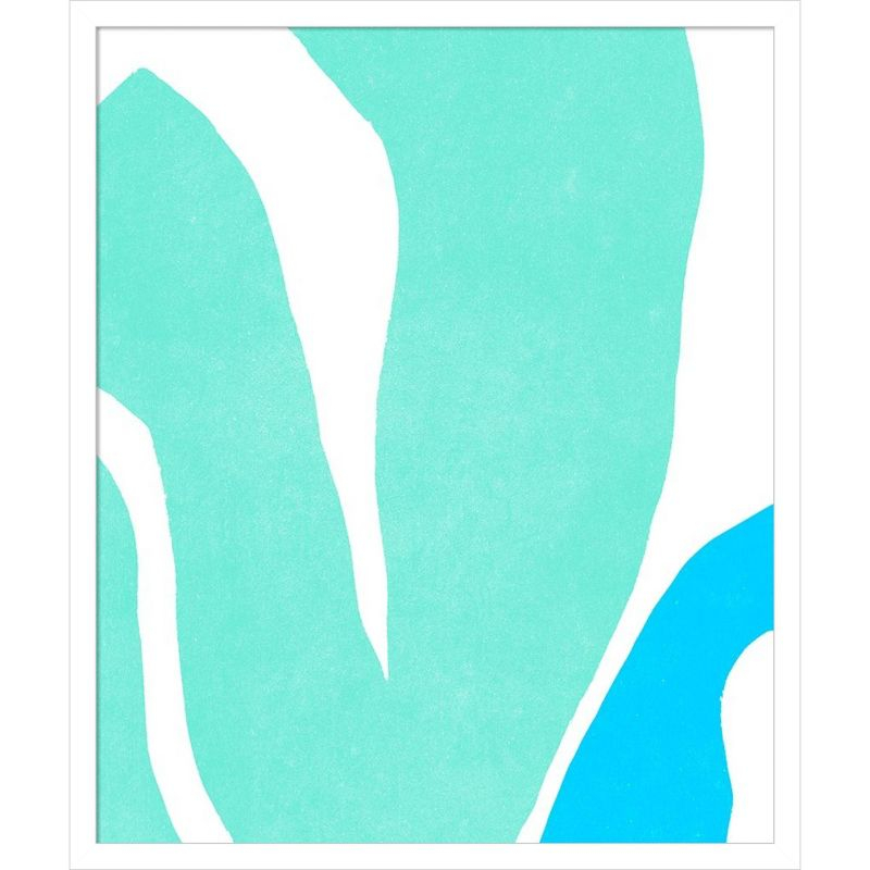 21" x 25" Color Cuts XIV by June Erica Vess Wood Framed Wall Art Print - Amanti Art: Contemporary Acrylic Lithograph, Vertical Layout