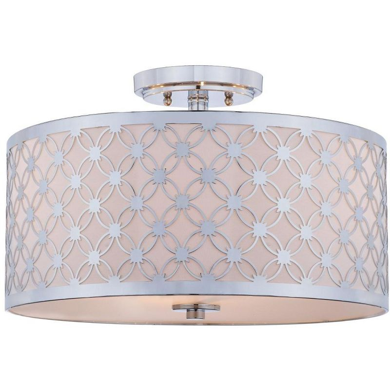 Hutch Flush Mount - FLU4002 - Chrome - Safavieh