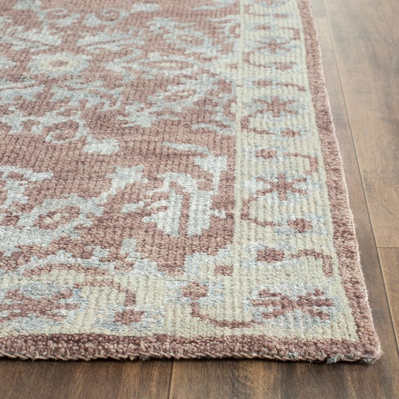 Stone Wash STW216 Hand Knotted Runner Rug - Charcoal - 2'6"x8' - Safavieh.