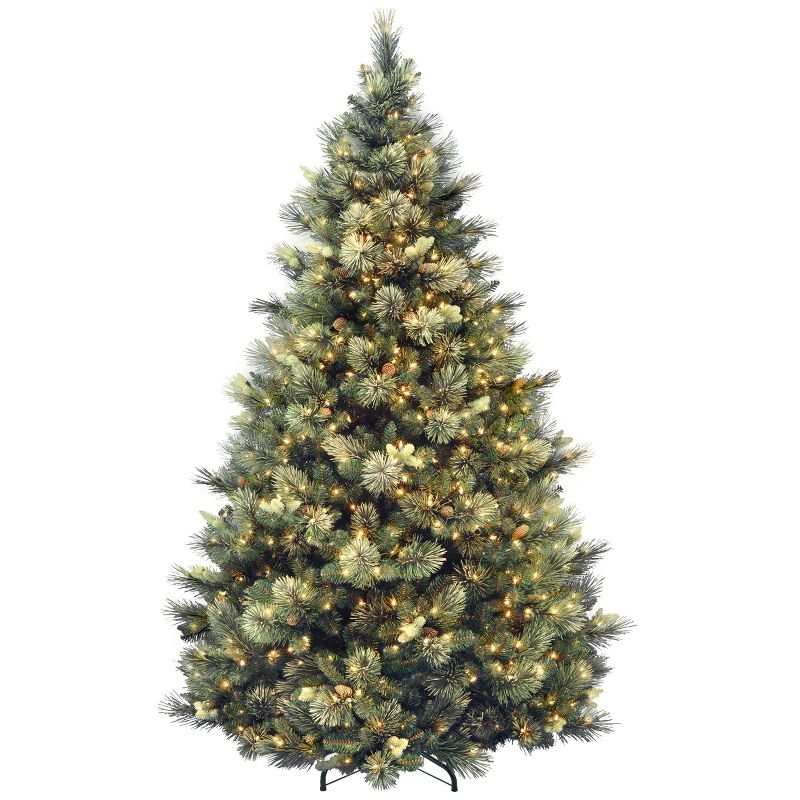 7.5' Prelit Carolina Pine Artificial Christams Tree Clear Lights - National Tree Company