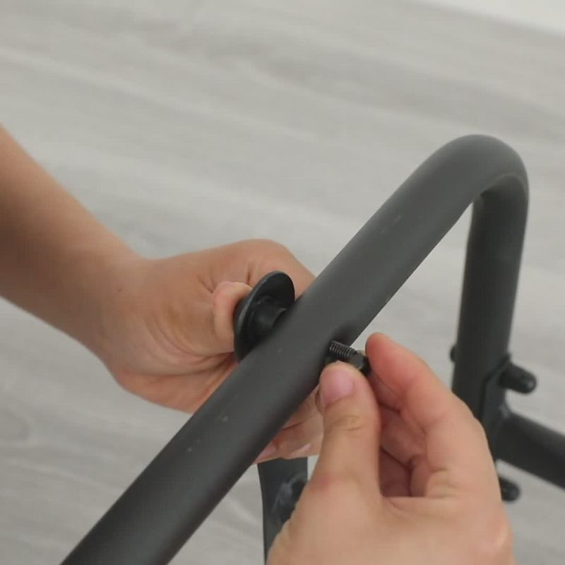 Gardenised Two Person Outdoor Double Swing Glider Chair Set with Center Tempered Glass Table, Loveseat Lawn Rocker Bench