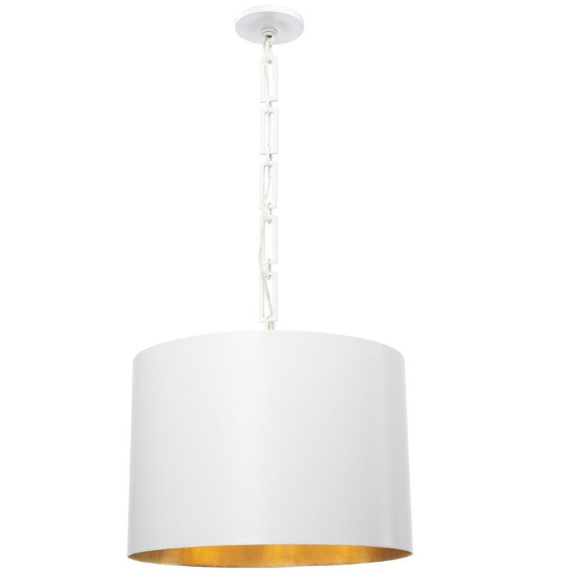 Crystorama Lighting Alston 6 - Light Chandelier in  Matte White/Antique Gold