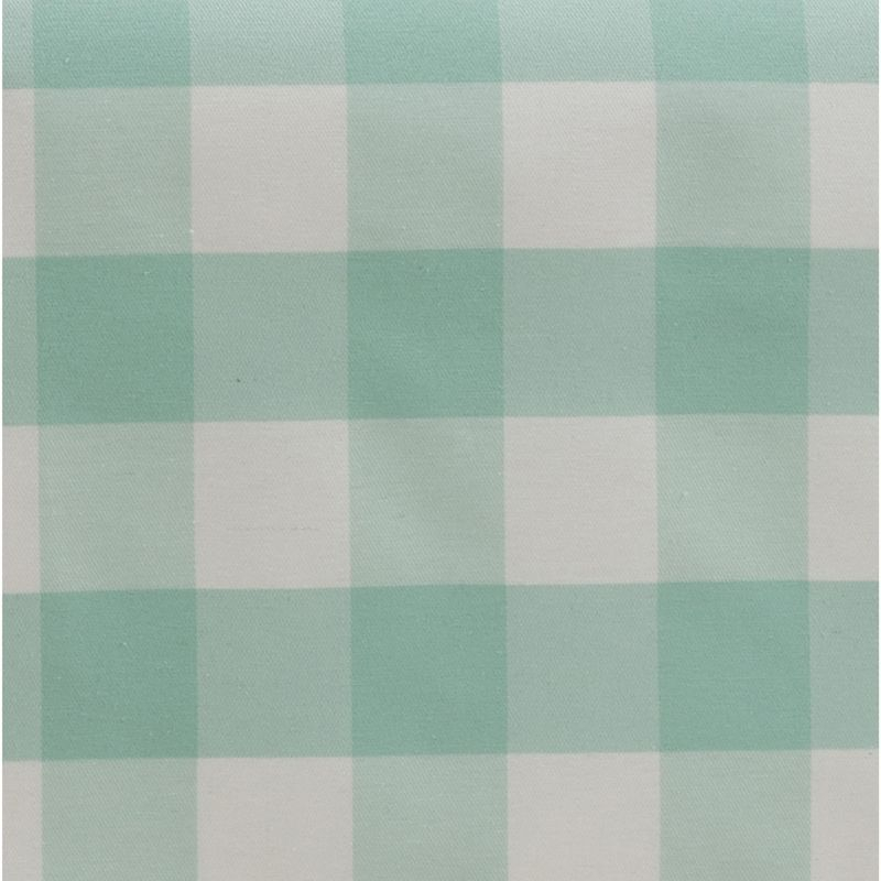 Saro Lifestyle Cotton And Poly Blend Table Runner With Plaid Design, Green, 16" x 72"