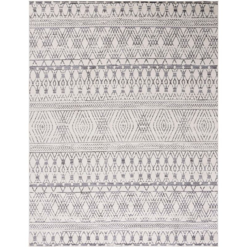 Tulum TUL610 Power Loomed Area Rug - Ivory/Grey - 8'x10' - Safavieh.