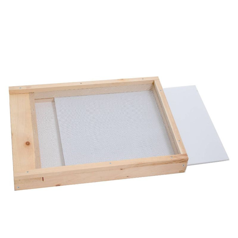 Lehman's Stoney Acres Beekeeping Debris Board for 10 Frame Honeybee Beehive Screened Bottom Board, Debris Board Only, Amish Made