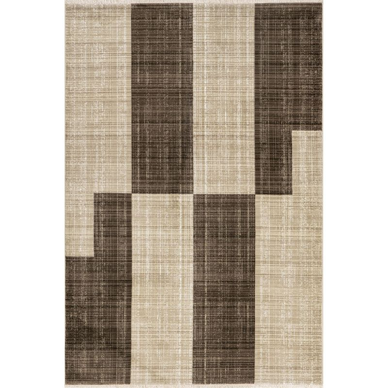 Nuloom Cedarwood Fringed Area Rug, 3' 3" x 5', Brown