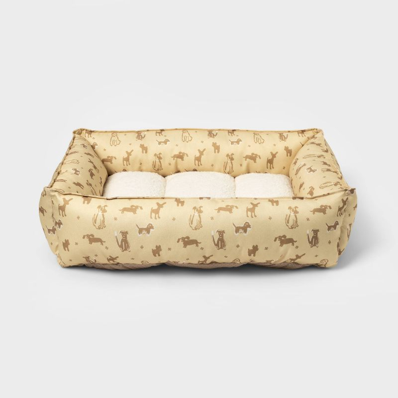 Orthopedic Cuddler Dog Bed - S - Yellow - Boots & Barkley™