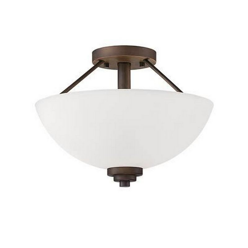 Millennium Lighting Durham 2 - Light Flush Mount in  Rubbed Bronze