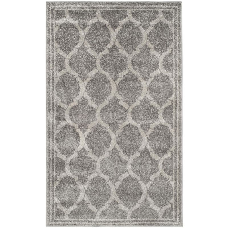 Amherst AMT415 Power Loomed Indoor Accent Rug - Grey/Light Grey - 3'x5' - Safavieh