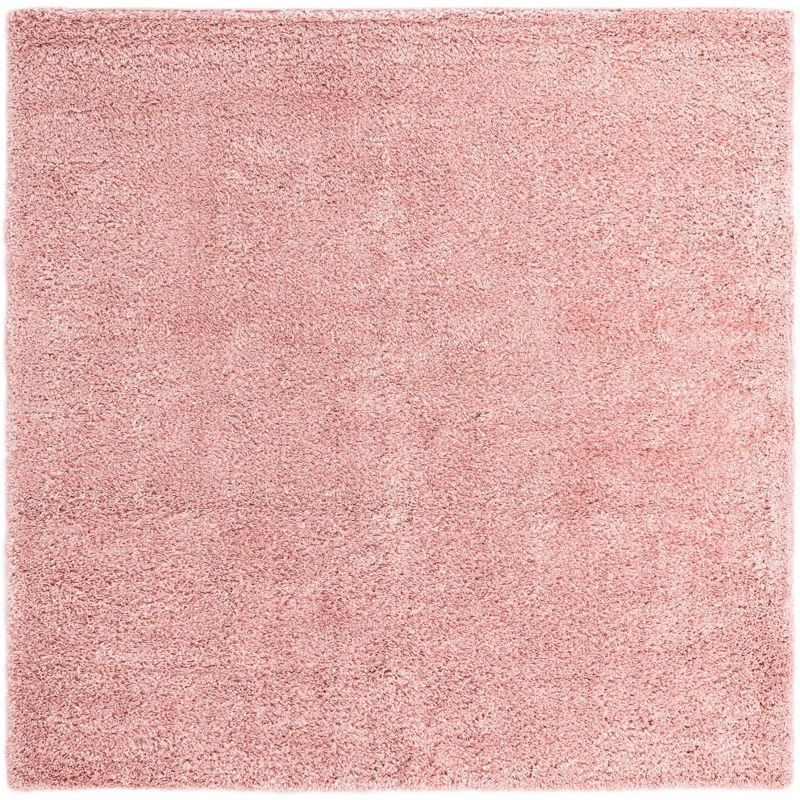 Unique Loom 8' 0 x 8' 0 Davos Shag Dusty Rose Area Rug