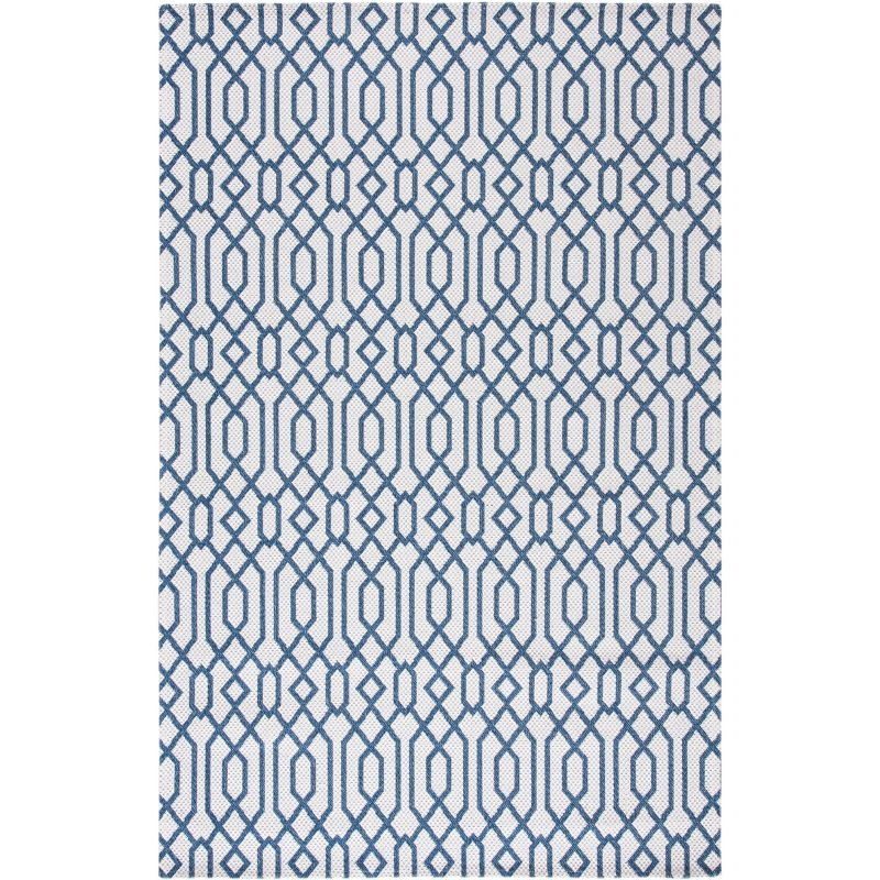 Augustine AGT421 Power Loomed Area Rug - Navy/Light Grey - 8'x10' - Safavieh.