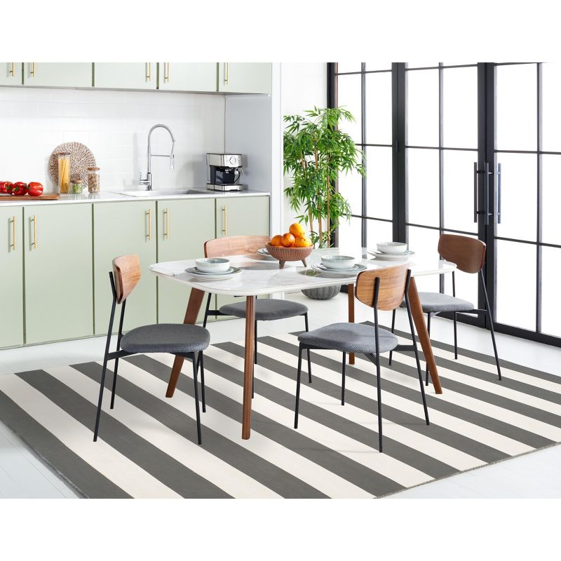 Montauk MTK712 Hand Woven Area Rug - Gray/Ivory - 3'x3' - Safavieh.