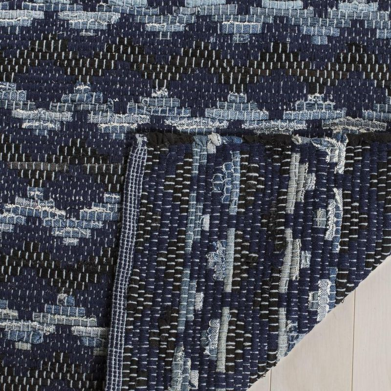 Montauk MTK120 Hand Woven Indoor Accent Rug - Navy Blue/Black - 3'x5' - Safavieh