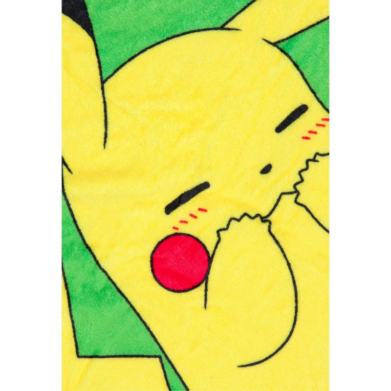 Pokemon 90's Character Box Design Gaming Plush Throw Blanket 46' x 60'