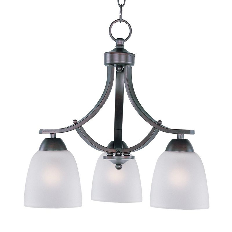 Maxim Lighting Axis 3 - Light Chandelier in  Oil Rubbed Bronze