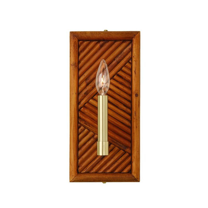 Capital Lighting Soleil 1 - Light Wall Light in  Matte Brass