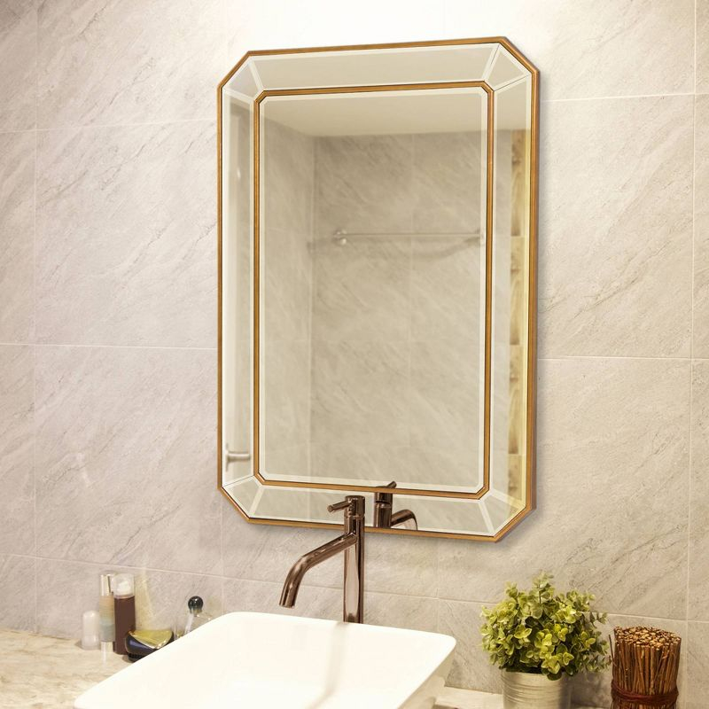 Howard Elliott 36"x24" Leopold Rectangle Wall Mirror
