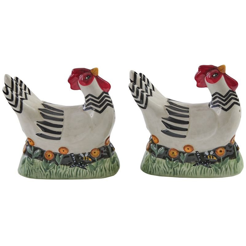 Park Designs My Little White Hen Salt And Pepper Set