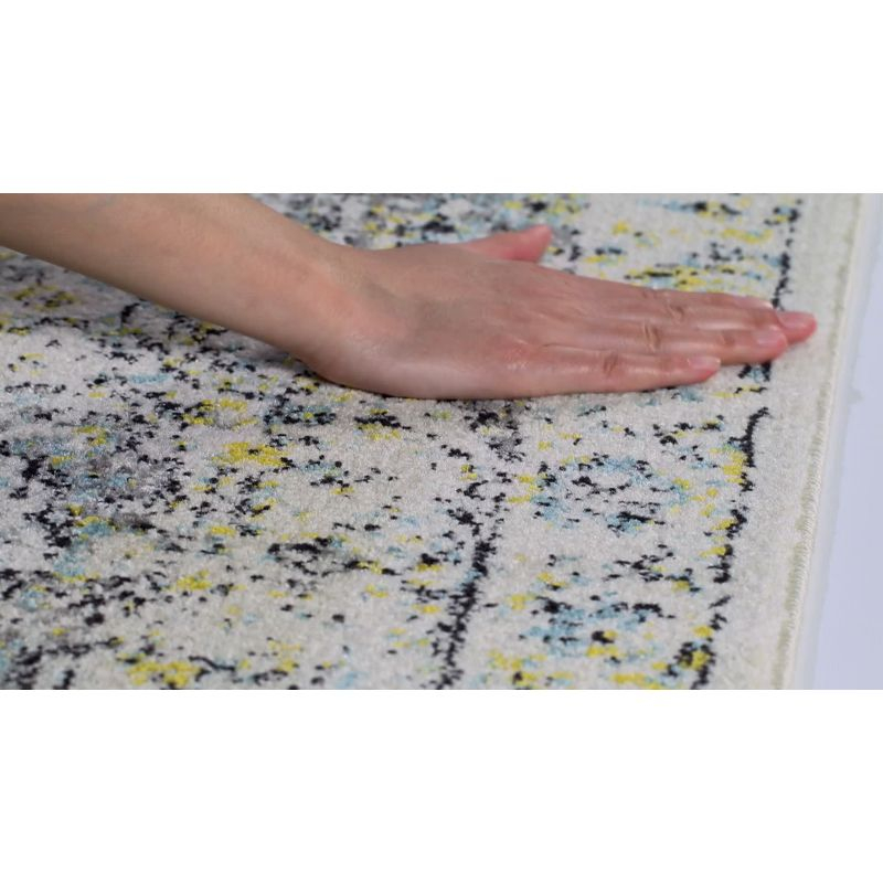Evoke EVK220 Power Loomed Area Rug - Grey/Gold - 10'x14' - Safavieh.