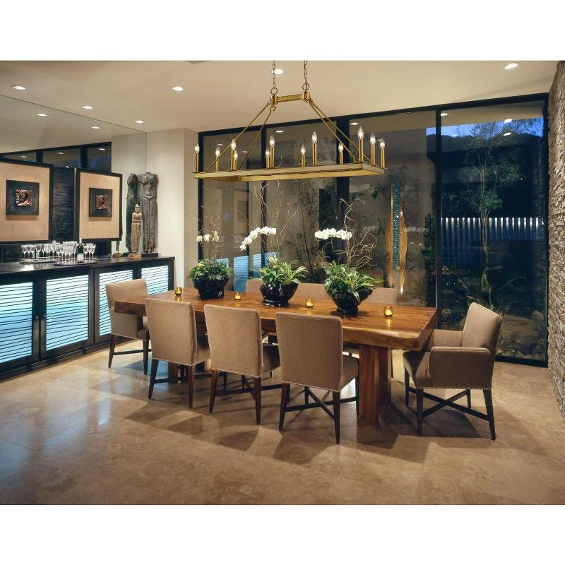 Z-Lite Barclay 12 - Light Chandelier in  Matte Black