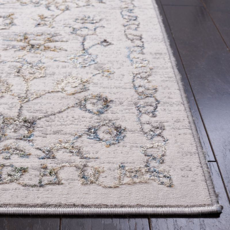 Bel Air BLA234 Power Loomed Area Rug - Beige/Gray - 6'7"x6'7" - Safavieh.