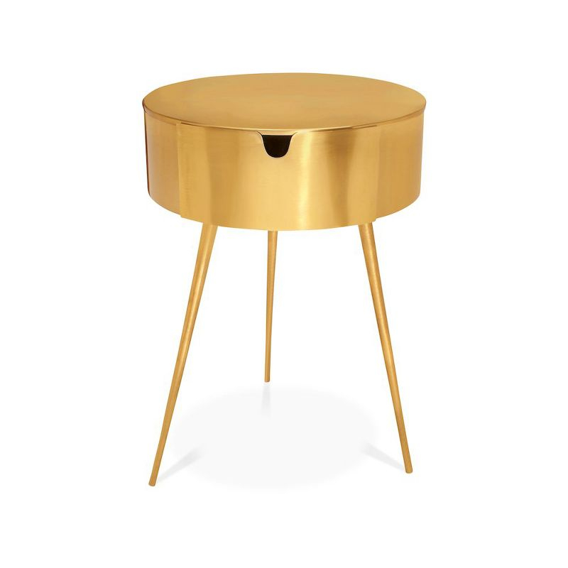 Meridian Furniture,Bali Gold Nightstand