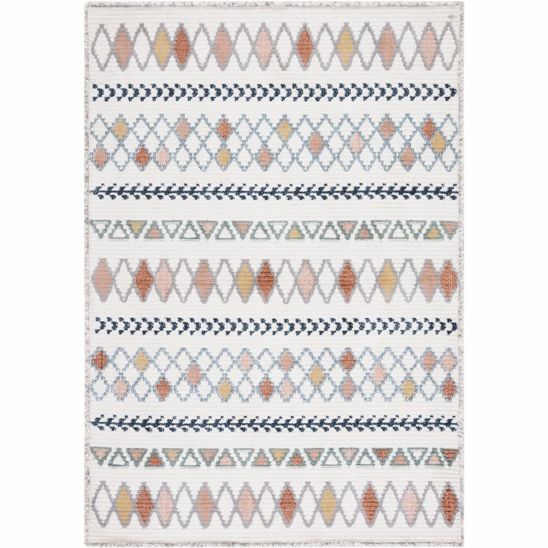 Marrakesh MRK610 Power Loomed Area Rug - Ivory/Multi - 4'x6' - Safavieh.