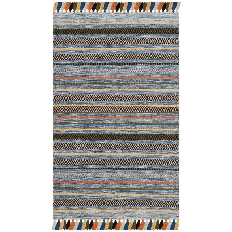 Montauk MTK901 Hand Woven Indoor Accent Rug - Blue/Multi - 3'x5' - Safavieh.