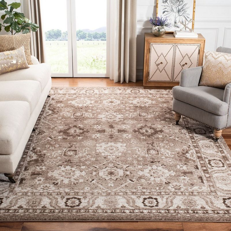 Vintage Hamadan VTH214 Power Loomed Indoor Area Rug - Taupe - 8'x10' - Safavieh.