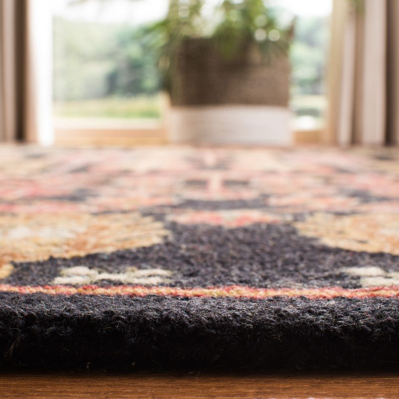 Aspen APN522 Hand Tufted Indoor Area Rug - Black/Red - 9'x12' - Safavieh