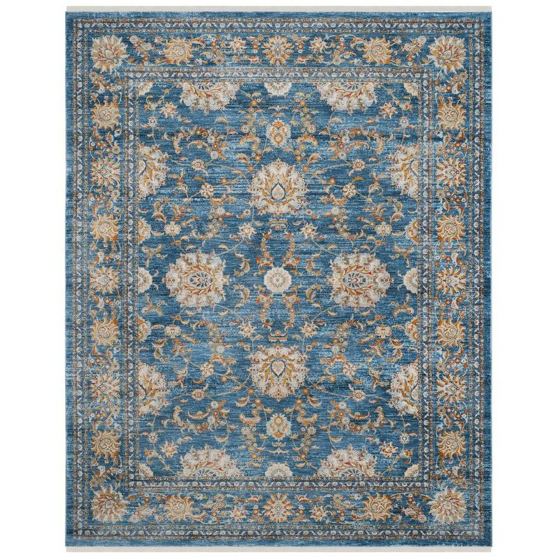 Vintage Persian VTP469 Power Loomed Indoor Area Rug - Turquoise/Multi - 8'x10' - Safavieh.