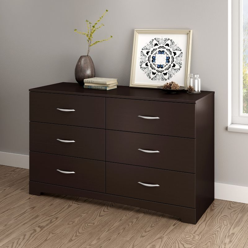 HomeStock Step One 6-Drawer Double Dresser