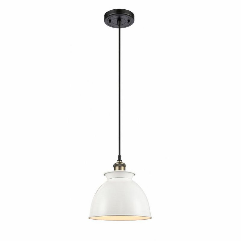 Innovations Lighting Adirondack 1 - Light Pendant in  Black Antique Brass