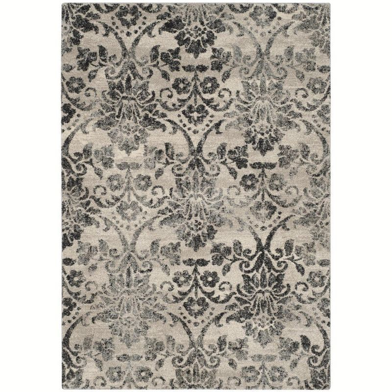 Retro RET2184 Power Loomed Indoor Accent Rug - Cream/Grey - 2'6"x4' - Safavieh.