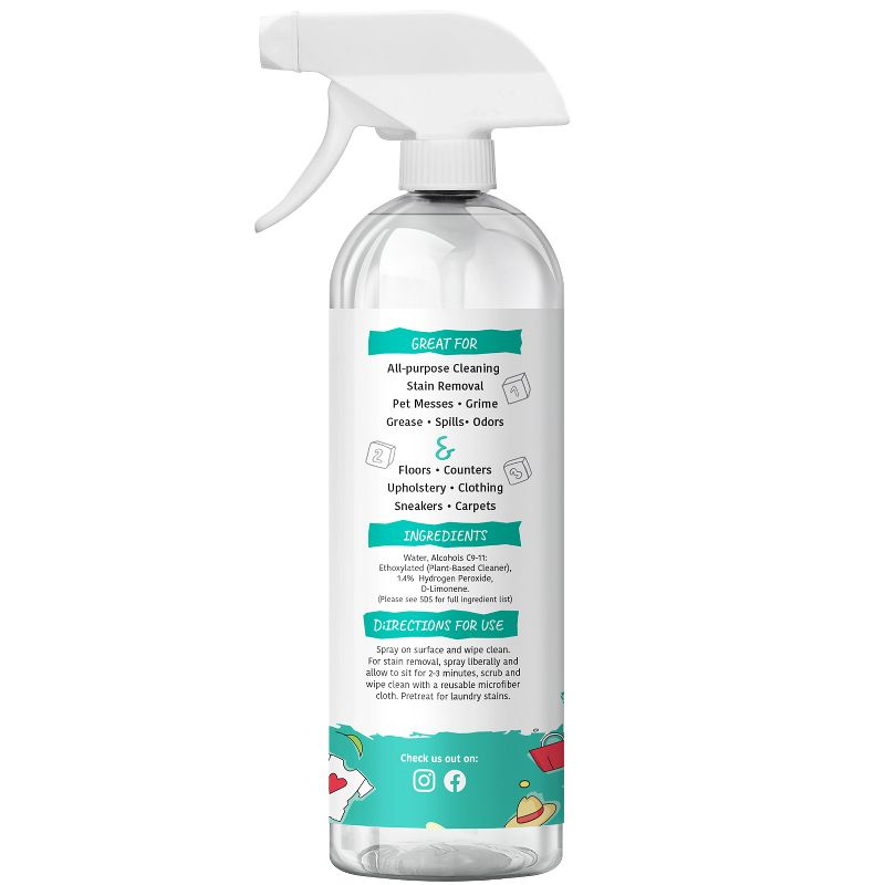MomRemedy Hydrogen Peroxide Based Household Cleaner & Stain Remover - 24oz each/3-pack