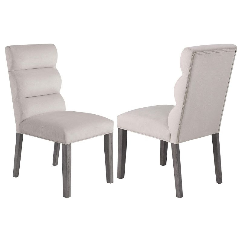 Coaster Home Furnishings Carla Upholstered Dining Side Chair Ash (Set of 2)