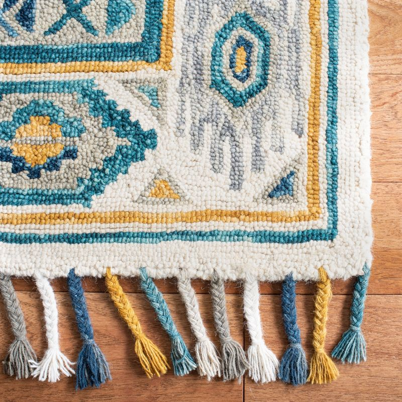 Aspen APN251 Hand Tufted Area Rug - Ivory/Charcoal - 3' X 5' - Safavieh.