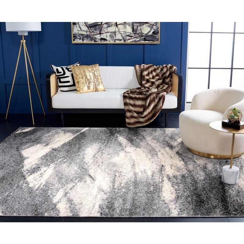 Retro RET2891 Power Loomed Indoor Area Rug - Grey/Ivory - 10'x14' - Safavieh.