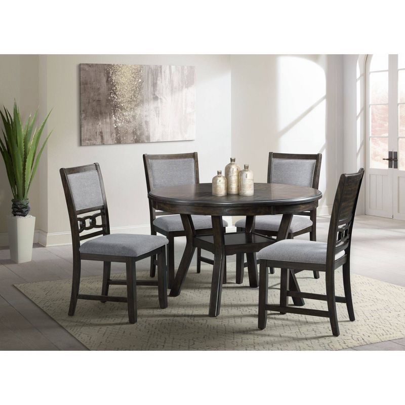 Taylor Standard Height Dining Table Walnut - Picket House Furnishings: Modern Style, 4-Seater, MDF & Acacia Frame