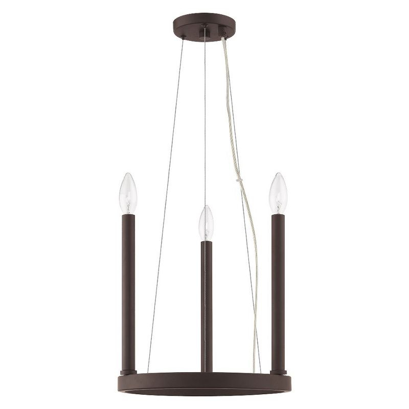 Livex Lighting Alpine 3 - Light Chandelier in  Bronze