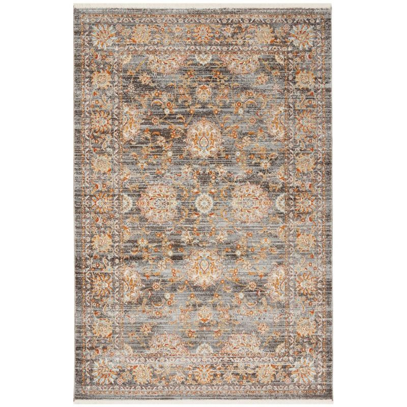 Vintage Persian VTP469 Power Loomed Indoor Area Rug - Light Brown/Multi - 6'x9' - Safavieh