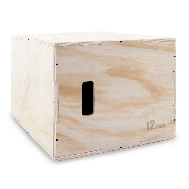 ProsourceFit 3-in-1 Wood Plyometric Jump Box, 16/12/14