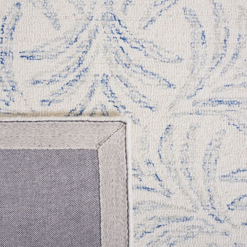 Jardin JAR728 Hand Tufted Accent Rug - Ivory/Blue - 3'x5' - Safavieh