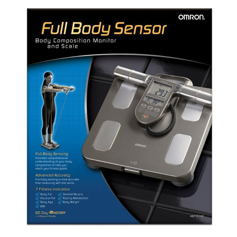 Omron® Full-Body Composition Monitor Black Bathroom Scale