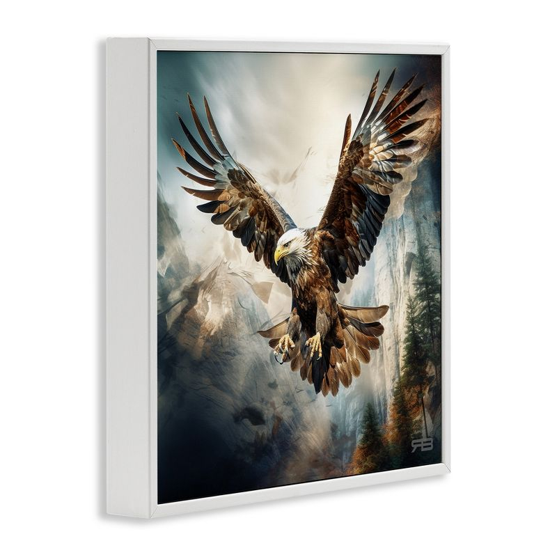 Stupell Industries Intense Eagle Spreading Wings, 12" x 12"
