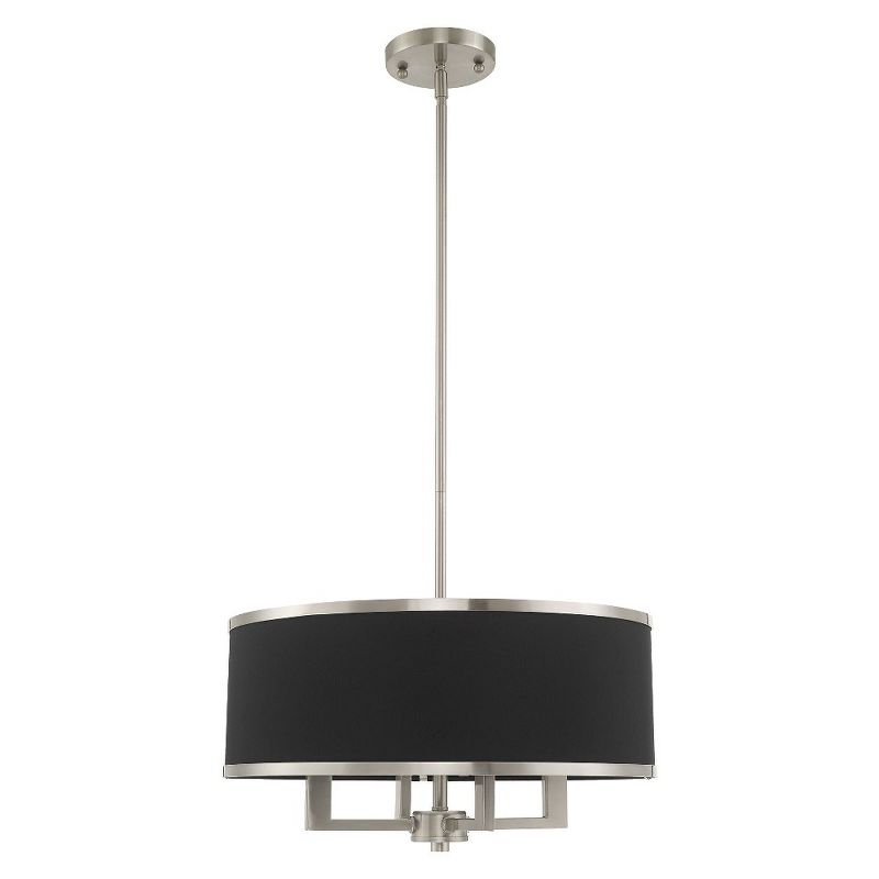 Livex Lighting Park Ridge 4 - Light Chandelier in  Brushed Nickel